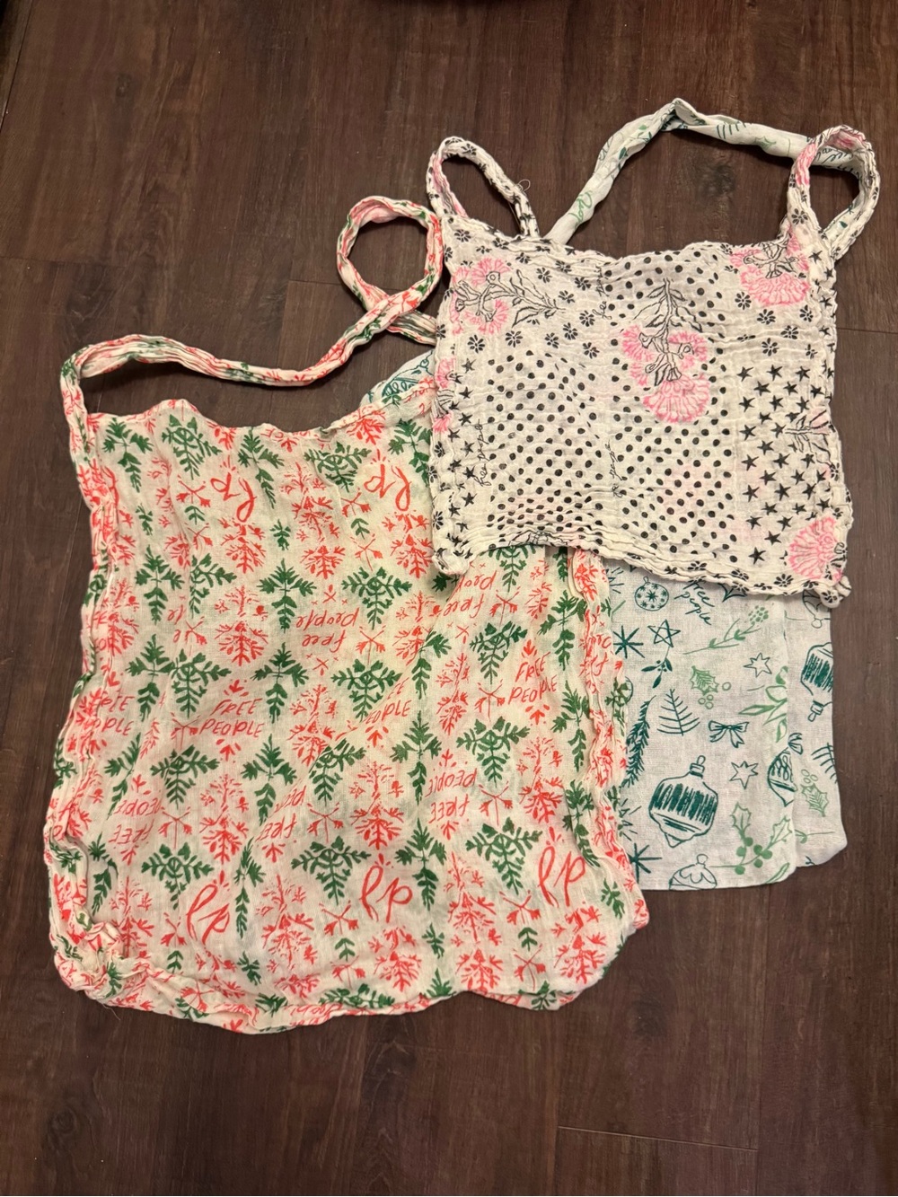 Free People Tote Bags Set of 3